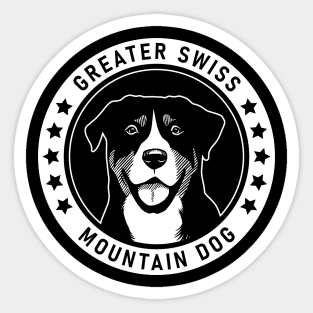 Greater Swiss Mountain Dog Fan Gift Sticker